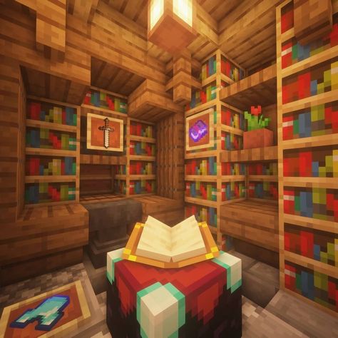 Enchanting Minecraft, Goldrobin Minecraft, Enchanting Room Minecraft, Minecraft Enchantment Room, Chalet Minecraft, Potion Room, Minecraft Enchantments, Enchanting Room, Minecraft Decoration