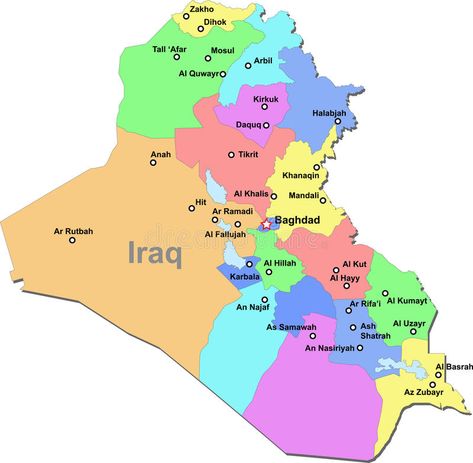 Iraq map stock illustration Iraq Map Art, Iraq Map, Illustration Map, White Illustration, Baghdad, Iraq, Map Art, Stock Images Free, Art Ideas