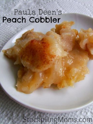 Paula Deen's Peach Cobbler recipe is yummy! Perfect after dinner dessert recipe. #pauladeen #dessert #peachcobbler Paula Deen Peach Cobbler Recipe, Paula Deen Recipes, Tandoori Masala, Peach Desserts, Brownie Desserts, Peach Cobbler Recipe, Cobbler Recipe, Peach Recipe, Cobbler Recipes