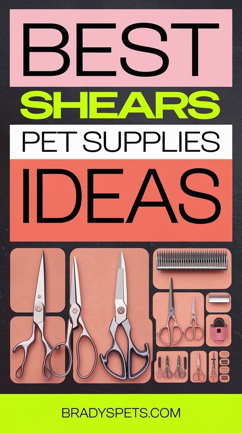 Professional Pet Grooming Shears You Must Have Grooming Kit, Dogs And Cats, Pet Grooming, Pet Lovers, You Must, Animal Lover, Dog Cat, Pet Supplies, Pet