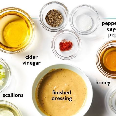 Miso Dressing Recipe, Recipes Salads, Vinegar And Honey, Miso Dressing, Cooks Illustrated, Vegetable Salad, Dressing Recipe, Ranch Dressing, Salad Bowls