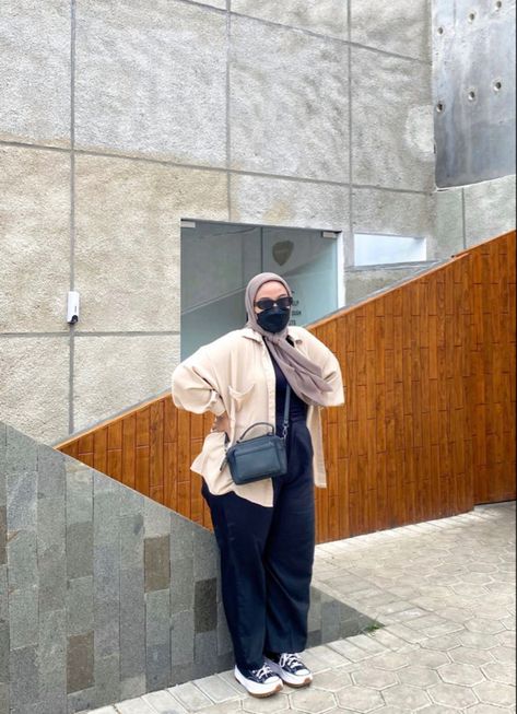 Big Size Casual Outfit, Hijab Outfit Big Size, Ootd Gemuk Hijab, Outfit Hijab Gemuk, Ootd Hijab Gendut, Ootd Oversized Hijab, Ootd Hijab Orang Gemuk, Outfit Orang Gemuk Hijab, Ootd Hijab Big Size