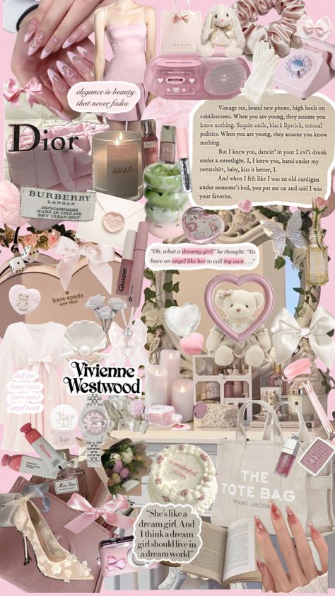 Dior Aesthetic Wallpaper, I Phone 7 Wallpaper, Wallpaper Collages, Dragon Wallpaper, Dior Girl, Wallpaper Iphone Lucu, Pretty Pink Princess, Best Kisses, Cat Air