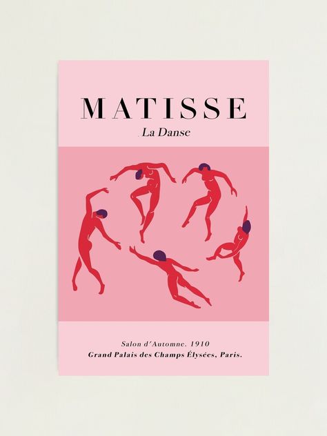 "Henri Matisse Dance Figures pink exhibition art" Photographic Print by nth4ka | Redbubble Matisse Dancing Figures, Matisse Dance, Matisse Pink, Pink Matisse, Exhibition Art, Candle Canvas, Scandinavian Minimalist, Matisse Art, Pink Abstract