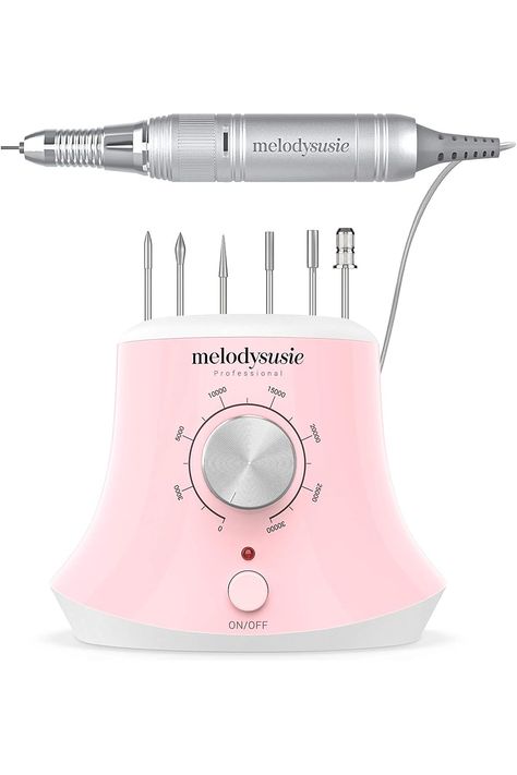 MelodySusie 30000 RPM Professional Nail Drill-Scarlet, High Speed, Low Heat, Low Noise, Low Vibration, Portable Electric Efile Drill for Shaping, Buffing, Removing Acrylic Nails, Gel Nails Remove Acrylics, Remove Gel Polish, Natural Acrylic Nails, Remove Acrylic Nails, Nail Dust Collector, Low Vibration, Nails Gel Nails, Uv Nail Lamp, Electric Nail File