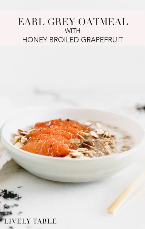 Citrus Breakfast, Oatmeal With Honey, Broiled Grapefruit, Breakfast Recipes Healthy, Delicious Healthy Breakfast, Grapefruit Recipes, Healthy Hacks, Yummy Healthy Breakfast, Overnight Oat