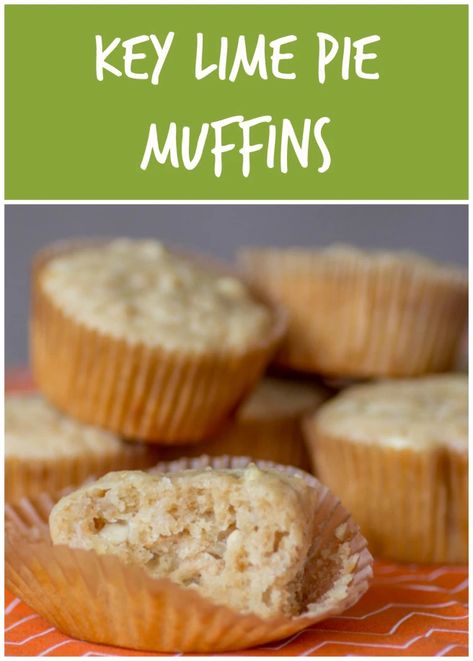 Key Lime Muffin Recipes, Lime Muffins, Lemon Ricotta Muffins, Healthy Key Lime, Key Lime Yogurt, Key Lime Recipes, Key Lime Desserts, Pie Muffins, Lime Desserts