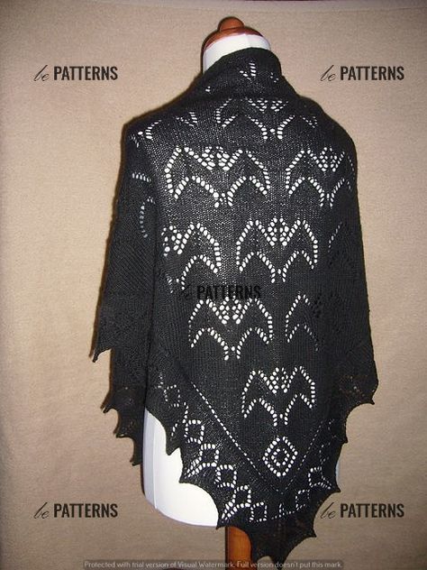 crochet projects-Crochet Hooded Scarf: The Perfect Combination of Scarf and Hat Bat Shawl, Crochet Scarf Patterns, Crochet Skull Patterns, Scarf Designs, Crochet Hooded Scarf, Knit Shawls, Crochet Skull, Scarf And Hat, Halloween Crochet Patterns