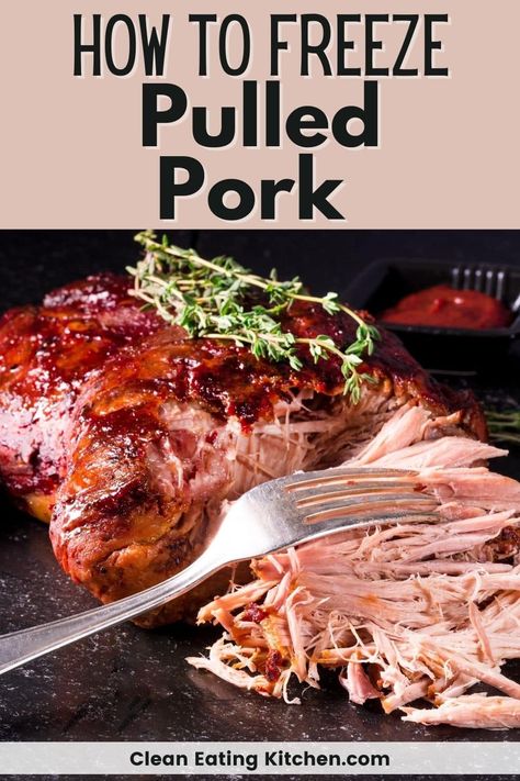 If you love to make homemade pulled pork, you’ll know that you often make a lot at once. Here’s how to freeze pulled pork so that it never goes to waste. How To Freeze Pulled Pork, Freezing Pulled Pork, Homemade Pulled Pork, Freeze Meals, Pork Shoulder, Frozen Meals, Freezer Meals, Pulled Pork, If You Love