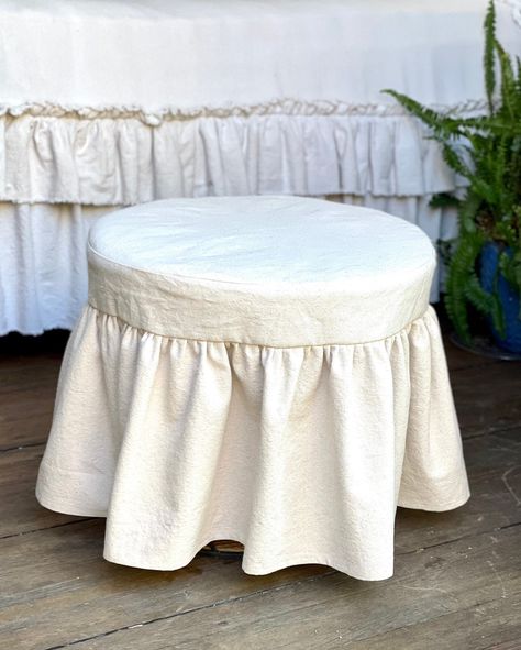 Diy ottoman cover