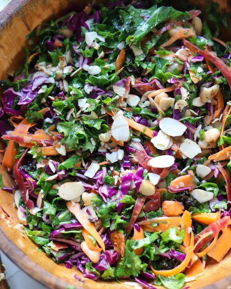 When you try this recipe, I know you will agree that this is the best kale crunch salad you have ever had. The Best Kale Salad, Kale Salmon Salad, Hardy Salads, Kale Crunch Salad, Best Kale Salad, Kale Salads, Pearl Couscous Salad, Crunch Salad, Vegan Pasta Salad