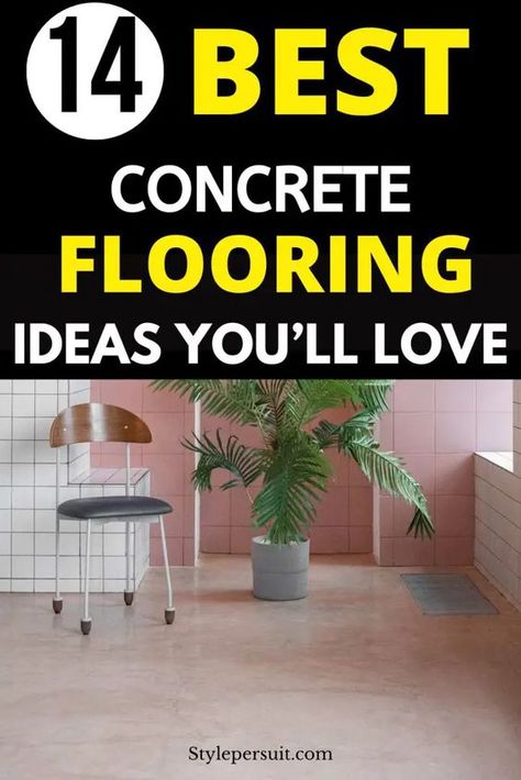 Indoor Concrete Flooring in Homes: 14 Concrete Floor Ideas for Stylish Cement Floors Indoor Concrete Floor Ideas Living Room, Painted Interior Concrete Floors, Painted Concrete Floors Indoor, Painted Concrete Floors Basement, Concrete Flooring In House, Painting Concrete Floors Indoor, Indoor Concrete Floors, Cement Floor Ideas, Painting Indoor Concrete Floors