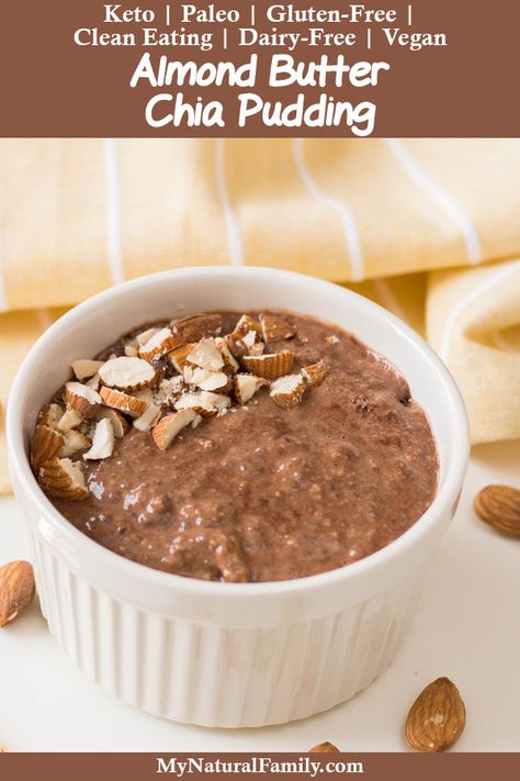 Basic Keto, Almond Butter Chocolate, Keto Chia Pudding, Chia Pudding Recipe, Chia Seed Recipes Pudding, Homemade Almond Milk, Chia Pudding Recipes, Diet Snacks, Chia Seed Pudding