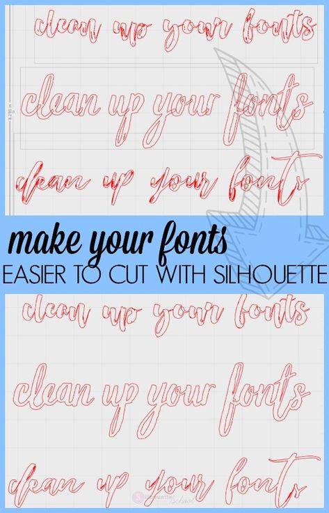 Silhouette Cameo Fonts, Silhouette Cameo Beginner, Silhouette Cameo Projects Beginner, Silhouette Cameo 2, Silhouette School Blog, Inkscape Tutorials, Silhouette Cameo Vinyl, Fonts Script, Silhouette Cameo Crafts