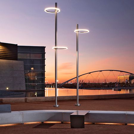 Public Lighting Design, Street Lighting Design, Park Lighting Landscape, Modern Street Light, Solar Street Light Design, Street Lighting Design Public Spaces, Landscape Plaza, Pathway Landscaping, Lake Houses Exterior