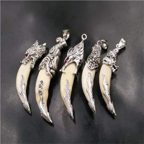 Just found this amazing item on AliExpress. Check it out! $4.99  35％ Off | Chinese Antique Boars Tooth Wild Hog Silver Dragon Protective Talisman Pendant Protective Talisman, Wild Hog, Talisman Pendant, Talisman Necklace, Silver Dragon, Dragon Pendant, Chinese Dragon, Chinese Antiques, Pendant