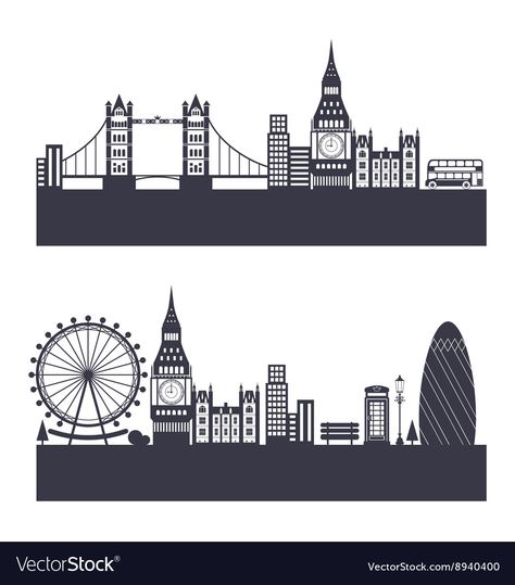 Paper Model Architecture, London Silhouette, Silhouette Background, Castle Drawing, London Skyline, Background Abstract, Paper Models, Architecture Model, Royalty Free Photos