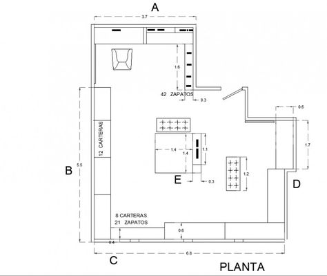 Shoes shop design with plan in dwg file. Shoes Shop Design, Store Floor Plan, Store Plan, Shoe Store Design, Drawing Shoes, Corporate Building, Shop Drawing, Free Lesson Plans, Shoes Drawing