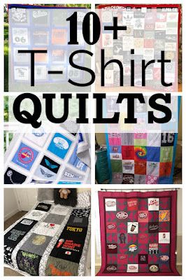 10+ T-Shirt quilt patterns to celebrate your loved one. Choose from a variety of styles to make a memory quilt that will be cherished for years to come. Tshirt Quilt Tutorial, Alabama Quilt, Tshirt Quilt Diy, Tshirt Quilt Pattern, Quilt Diy, Diy Quilting, Tee Shirt Quilt, Diy Mom, Log Cabin Quilt Pattern