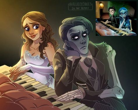 Allie on Instagram: "Another Corpse groom AU 🖤💙💀 Swipe for gender swap Victoria (Or it has to be 'Vincent' ? 🤔) Also, thanks so much for 20K followers! 💕💓🥺 ❌DO NOT REPOST PLS❌ . #corpsebride#thecorpsebride#victorandemily#corpsebridefanart#timburton#timburtonart#halloween#halloweenmovie#drawtober#victorcorpsebride#victorvandort#animation#animationart#visualart #illustration#illustrationartists#illustrator#artwork#digitalart #digitalartist#digitaldrawing #disneystyle #characterart#medibangp Corpse Groom, Procreate Character, Corpse Bride Art, Tim Burton Corpse Bride, Illustrator Artwork, Tim Burton Characters, Tim Burton Style, Tim Burton Art, Tim Burton Films