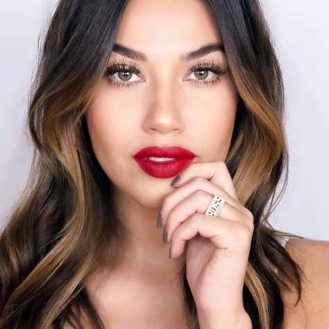 Eman (@eman) • Instagram photos and videos Red Lipstick Makeup Tutorial, Simple Glam Makeup, Ruby Woo Lipstick, Mac Makeup Looks, Simple Glam, Mac Ruby Woo, Red Lipstick Makeup, Ruby Woo, Makeup News