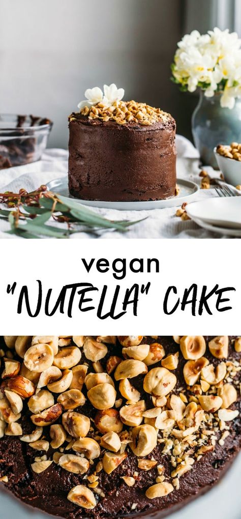 Nutella Recipes Easy, Nutella Mug Cake, Nutella Fudge, Vegan Nutella, Nutella Cake, Two Ingredient, Homemade Nutella, Vegan Chocolate Cake, Vegan Cake Recipes