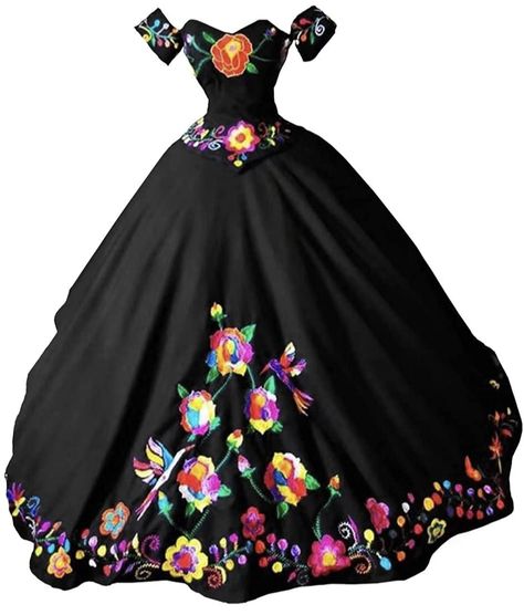 Charro Mexican Theme Embroidered Quinceanera Dresses with Sleeves Off The Shouder Ball Gowns Formal Dress https://www.amazon.com/dp/B0988X31B4/ref=cm_sw_r_cp_api_glt_fabc_Q5S89QQD7JCKYEG800DH?psc=1 Sweet 16 Party Dress, Girls Ball Gown Dresses, Prom Purple, Vestido Charro, Mexican Quinceanera, Mexican Quinceanera Dresses, Charro Quinceanera Dresses, Sweet 15 Dresses, Girls Ball Gown