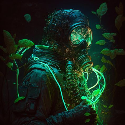 Nuclear Gas Mask, Radiation Aesthetic, Radioactive Art, Biohazard Aesthetic, Radioactive Wallpaper, Radioactive Aesthetic, Toxic Art, Radio Active, Not Wallpaper