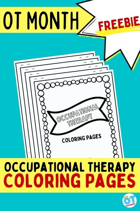 These occupational therapy coloring pages are great for developing fine motor skills, hand strength, coordination, motor planning, visual motor skills, and more. Print off these coloring sheets for OT month, or any time! Teaching Handwriting, Letter Reversals, Multisensory Activities, Handwriting Activities, Pediatric Occupational Therapy, Executive Functioning Skills, Sensory Board, Letter Identification, How To Teach Kids