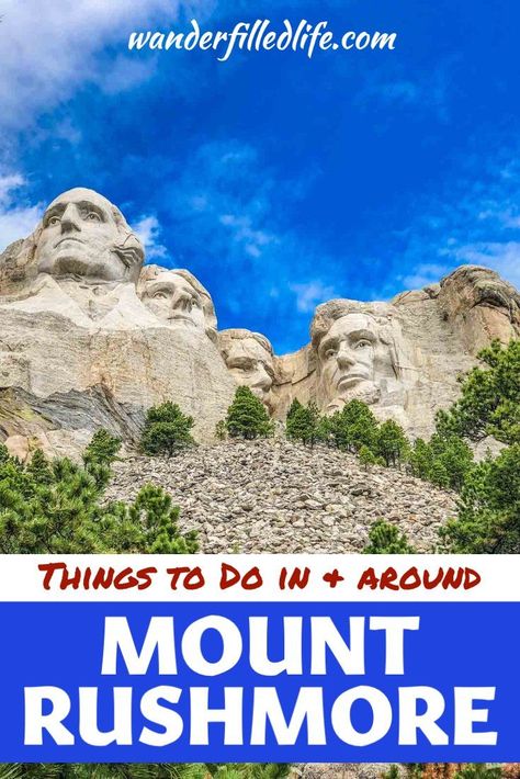 Believe or not, there are more things to do at Mount Rushmore than just snap a picture and move on. Check out our guide for making the most of your visit. South Dakota Road Trip, South Dakota Vacation, South Dakota Travel, Yellowstone Vacation, Orlando Disney, Yellowstone Trip, Itinerary Ideas, Usa Destinations, Mt Rushmore