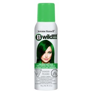 Dark Green Hair Color, Green Hair Spray, Silver Ash Hair, Short Hair Mohawk, Green Hair Color, Chemically Damaged Hair, Temporary Hair Color Spray, Dark Green Hair, Short Natural Curly Hair