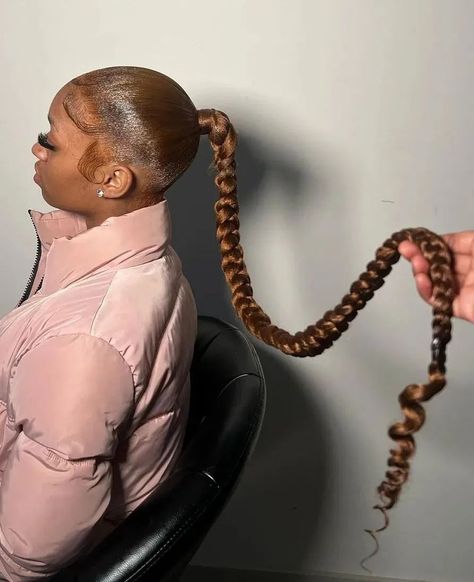 1, 2, 3,... or 7, which braided ponytail color for you?? Black always the itt for me!!!(SWIPE) 👉🔥 🔥____👉👉 Follow,  @letstalkhairs promotes dopest hairstyles, hair fashion and discussions 📩DM FOR DIFFERENT PROMO/ADS PACKAGES AVAILABLE www.letstalkhairs.com ____________________ ✂️featured stylist: @kgirlstylez 📍: Memphis, TN ______________________ IGNORE ️  frontal wig, lace wigs,  ponytails, HD frontal, wigs,  hairstylist, #hdlacewig, frontal wigs,  full lace wigs, #memphishairstyli... 3 Braids, 2 Ponytails, Frontal Hairstyles, Wig Lace, Memphis Tn, Hair Fashion, Frontal Wig, Braided Ponytail, Hd Lace