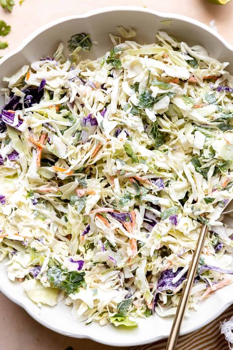 Coleslaw Dressing For Fish Tacos, Chicken Taco Slaw Recipe, Taco Slaw Dressing, Cole Slaw Mix Recipes Cooked, Fish Tacos Coleslaw Recipe, Fish Slaw Recipe, Quick Slaw For Tacos, Shrimp Taco Coleslaw Slaw Recipes, Coleslaw For Fish Tacos Slaw Recipes