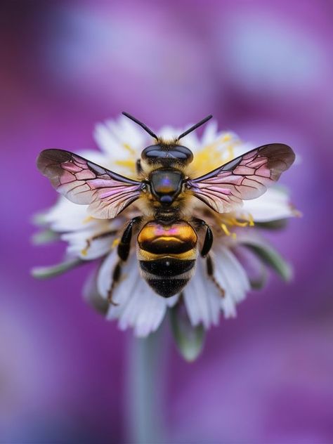 Bumble Bee Pictures, Bee Pictures, I Love Bees, Bee Photo, Bees And Wasps, Florida City, Bee Garden, Bee Art, Bugs And Insects