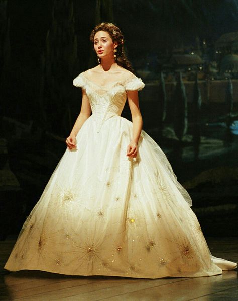 Emmy Rossum (Christine Daae) Opera Dresses, Phantom Of The Opera Christine, Opera Dress, Christine Daae, Wedding Dress Gallery, Emmy Rossum, Gown Inspiration, Dress Gallery, The Phantom