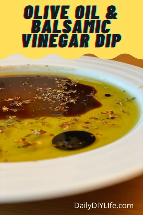 This Balsamic Vinegar and Olive Oil Bread Dip recipe is a simple AND delicious appetizer for any dinner party. #OliveOil #Balsamic #DIP Balsamic Vinaigrette Bread Dip, Balsamic Glaze And Olive Oil Dip, Balsamic Vinegar And Olive Oil Bread Dip, Italian Bread Dipping Oil Balsamic Vinegar, Balsamic Vinegar Dip For Bread, Oil And Balsamic Bread Dip, Balsamic Dipping Sauce For Bread, Olive Oil And Balsamic Bread Dip, Bread Dipping Oil Recipe Balsamic