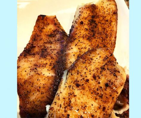 Air Fryer, Air Fried, Grilled Blackened Tilapia Sole Fish, Blackened Tilapia, Grilled Tilapia, Air Fryer Fish, Tilapia Recipes, Air Fryer Dinner Recipes, Air Fryer Recipes Easy, Air Fryer Recipes Healthy, Favorite Side Dish