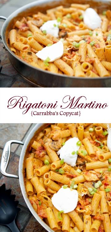 Rigatoni Martino {Carrabba's Copycat} this recipe would make a great weeknight dinner. Rigatoni Martino, Pasta Sun Dried Tomatoes, Tomato Rigatoni, Carrabbas Recipes, Chicken Rigatoni, Dieting Foods, Dinner Italian, Rigatoni Recipes, Pasta Pie