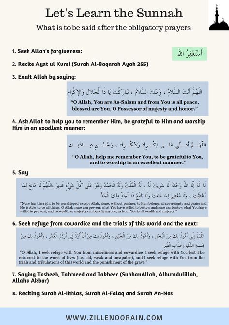 Zikr After Salah, Dua After Salah Prayer, How To Pray Salah, 12 Sunnah Prayers, Dhikr After Salah, Dhikr Wallpaper, Salah Times, Sunnah Prayers, Salat Prayer