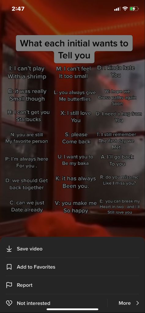 This Initial Wants To Tell You, What Does Your Initial Say About You, Letters That Go Together Tiktok, This Letter Has A Crush On You, What This Initial Wants To Tell You, What Initials Want To Say To You Tiktok, What Initials Want To Say To You, Crush Initials Tiktok, What The Initials Want To Tell You