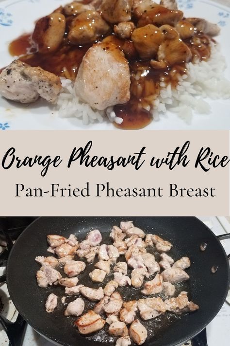 When I was first married, I was developing my cooking skills with the wild game meat my husband would bring home. At the time, I was learning about how to cook meats well by pan-frying. Building my cooking skills, I developed my go-to way to cook pheasant for a meal- pan-fried pheasant with rice and an Asian sauce, like teriyaki, orange sauce, or sesame. Cooking Pheasant, Grouse Recipes, How To Cook Pheasant, Pheasant Recipes, Quail Recipes, Game Meat, Pan Frying, Asian Sauce, Game Recipes