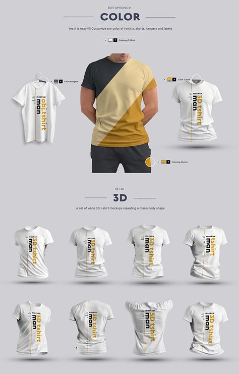 24 MockUps Mans T-Shirt (3 free). Body/3D/obj on Behance Apparel Website Design Inspiration, Corporate T Shirt Design, Corporate T-shirt, Mock Up T Shirt, Corporate Shirts, Company Uniform, 3d Clothing, Yandere Characters, Cartoon Mascot