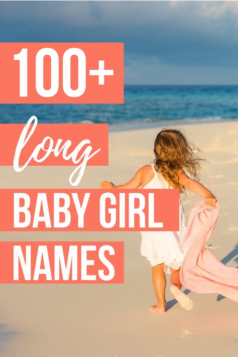 LONG AND BEAUTIFUL BABY GIRL NAMES WITH NICKNAMES- Need some classic and elegant long names for your new baby girl? These names are 7 plus letters and include nicknames and meanings! Unique C Names, C Names For Girls, Modern Baby Girl Names, Names Starting With C, Names With Nicknames, Long Names, Modern Baby Girl, Unique Baby Boy Names