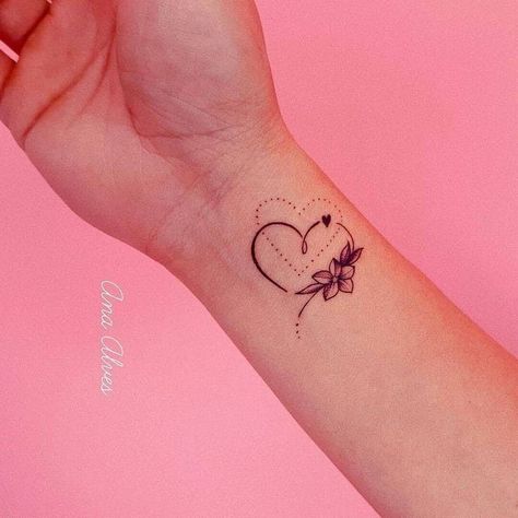 Fe Tattoos, Heart And Flower Tattoo, 90 Tattoo, Tattoo Design For Hand, Lace Tattoo Design, Ankle Tattoos For Women, Cross Tattoos For Women, Cool Wrist Tattoos, Flower Wrist Tattoos