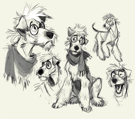 Disney Style Animals, Dog Eyes Drawing, Dog Howling, Dog Characters, 동화 삽화, Canine Art, Dog Illustration, Animal Sketches, Arte Animal