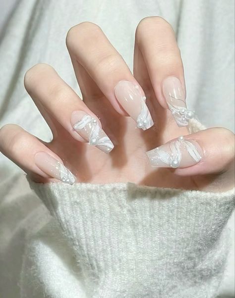 🗽 Asian Nail Art, Asian Nails, Bling Acrylic Nails, Acrylic Nails, Nail Art, Nails, Art, Nail Arts