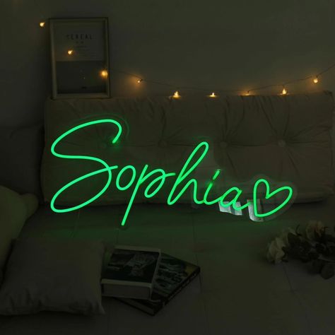 Custom Name Sign Neon Signs Personalized for Wall Bedroom Wedding Decor Birthday Party Gift (Green) Only $20 w Code: 50D6ZV1H ❤️ Link to purchase is located in my bio/profile @lovegooddeals #amazondeals #amazonfinds #amazon #sale #hotdeals #promo #code Bedroom Wedding Decor, Decor Birthday Party, Green Name, Custom Name Sign, Amazon Sale, Wall Bedroom, Decor Birthday, Birthday Party Gift, Green Gifts