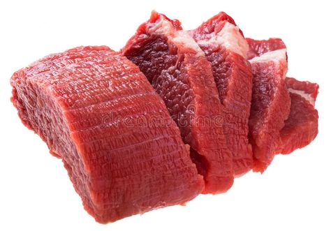 Fresh raw beef steak meat. Isolated on white background , #Aff, #beef, #steak, #Fresh, #raw, #white #ad Raw Steak Photography, Raw Steak, Deer Steak, Meat Stock, Raw Beef, Casino Cups, Red Stuff, Premium Meat, Raw Meat