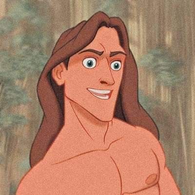 Hear Me Out Characters Male Funny, Disney Male Characters, Hear Me Out Cake Characters Funny, Tiktok Cakes, Tarzan Characters, Disney Expressions, Tarzan 1999, Funny Disney Characters, Tarzan Disney