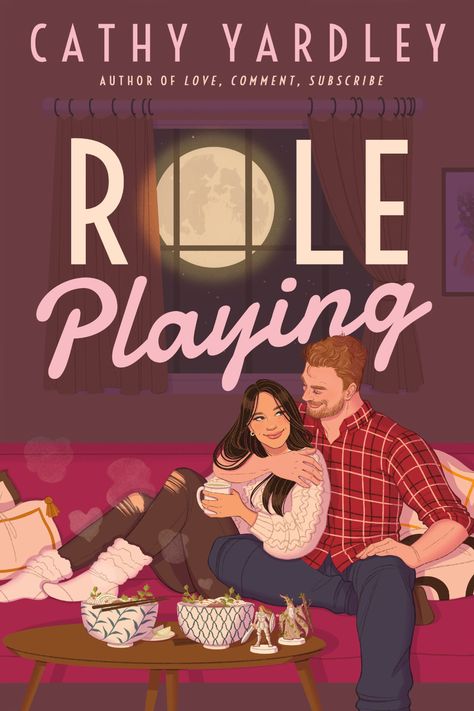 Role Playing by Cathy Yardley | Goodreads Leni Kauffman Book Cover, Romance Books Cover, Illustrated Romance Book Covers, Book Cover Illustration Romance, Leni Kauffman, New Romance Books, Romcom Books, Romance Covers, Good Romance Books